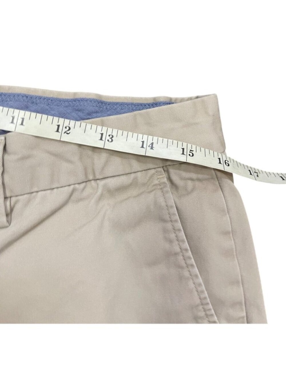 J. Crew Mens 34x30 Flat Front Khaki Cotton Casual Chino Pants Beige - Picture 8 of 13